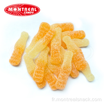 Bouteille orange aigre bonbons de bonbons